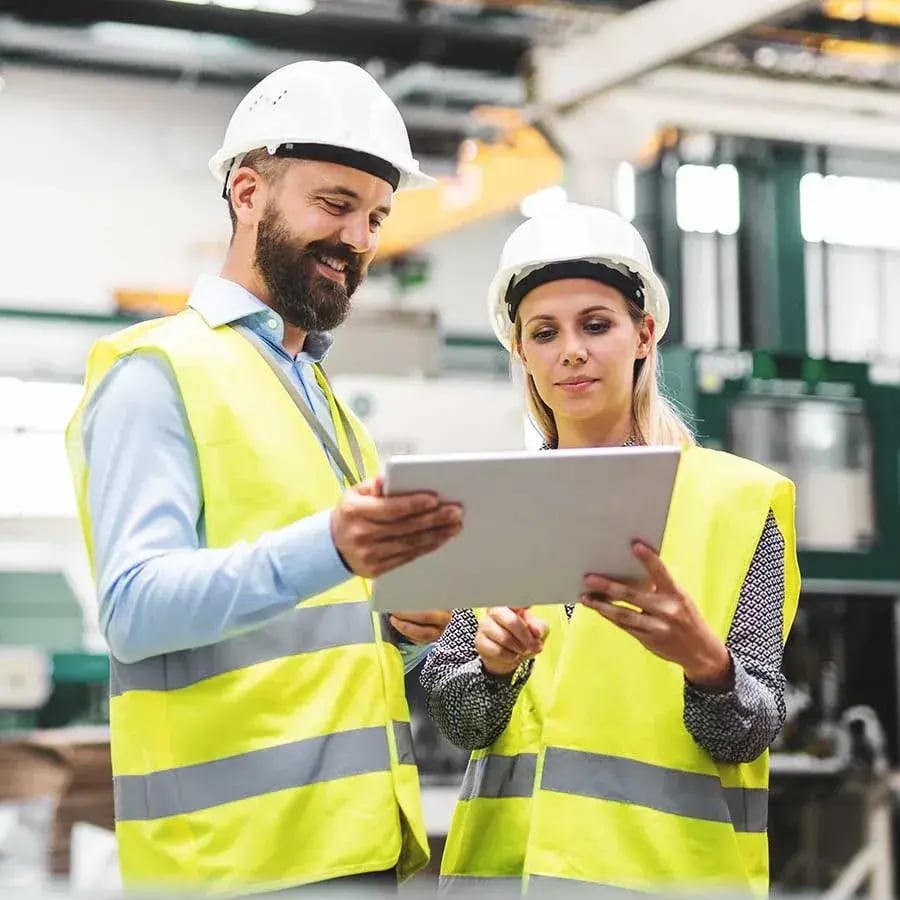 ERP automation workflow streamlining purchasing, production, and compliance processes across departments