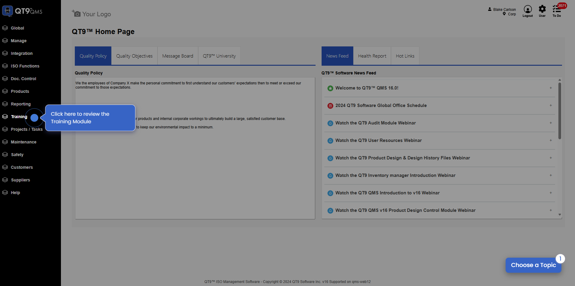 Employee Training SL Screenshot