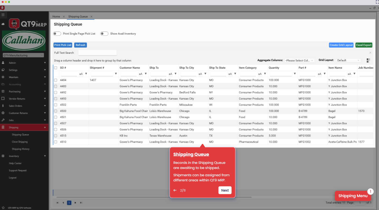 MRP Shipping SL Screenshot
