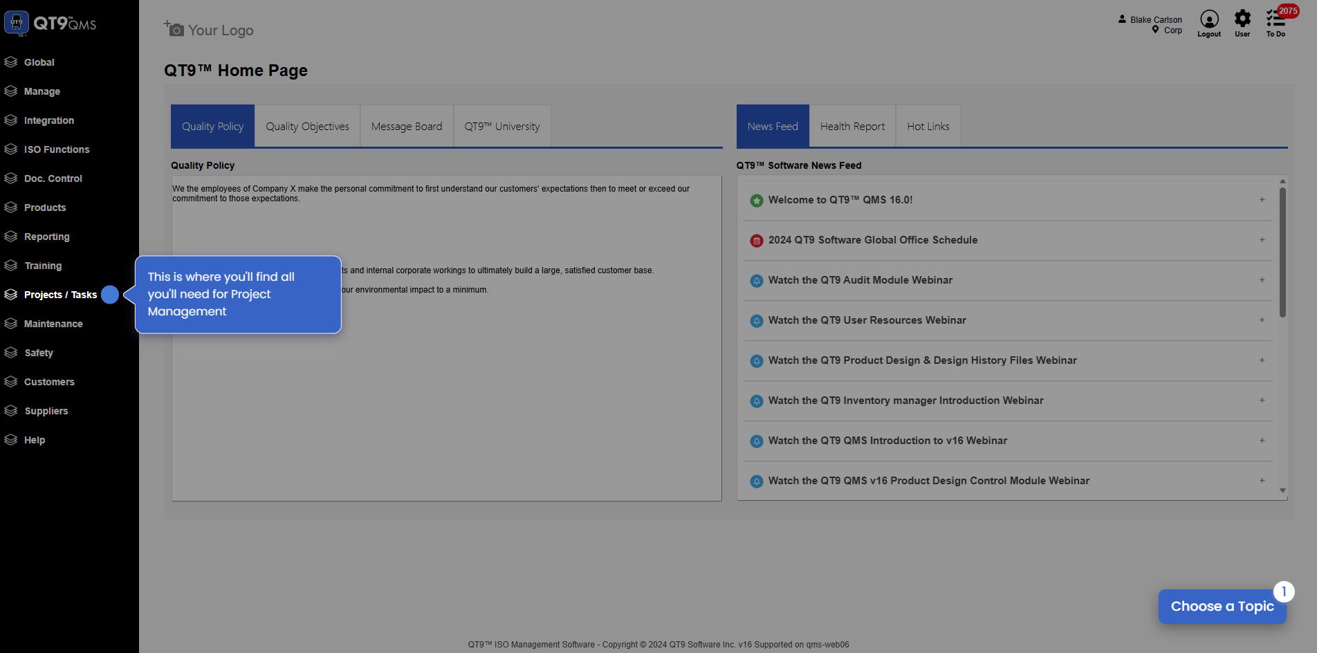 Project Management SL Screenshot