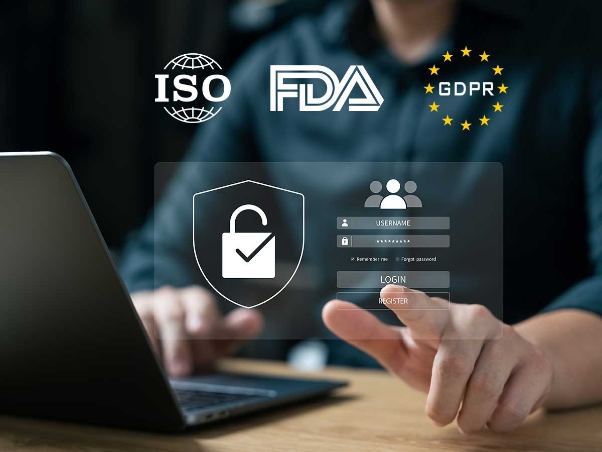 Secure QMS platform with end-to-end encryption, role-based access, and compliance with FDA, ISO, and GDPR standards.