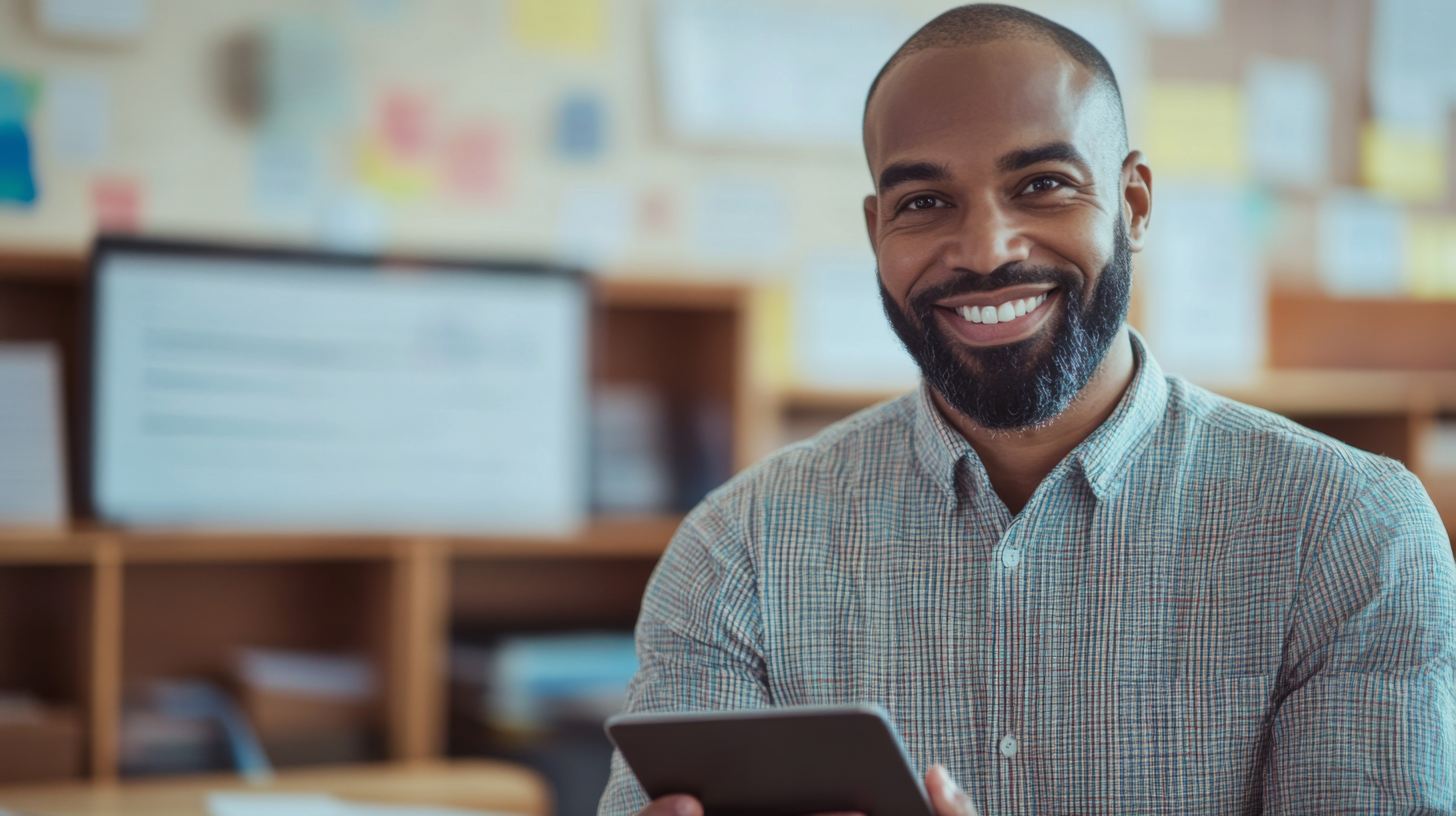 vecteezy_smiling-man-holding-a-tablet-in-an-office-setting_50948402
